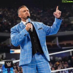 Nicholas Aldis Instagram - There's a new sheriff in town. #smackdown #nickaldis #wwe 

#believe #legacysupps #nasirsuits #mensfashion #menswear #suitgame #suit