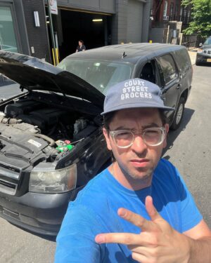 Nicholas Braun Instagram - I sold my car yesterday. An ‘08 Chevy Tahoe Hybrid 4WD. It was a great car. It drove and drove, on all sorts of roads. It was named The Daxy Taxi by my brother. Because its first owner was @daxshepard. He doesn’t know this. But now he does. And it had Sirius XM in it that I never paid for. So thanks for the Sirius XM, Dax. And for getting the premium package with a DVD player and heated seats and a rear view camera and a slight tinted window. 

And thank you @mistergarf (its 2nd owner) for selling it to me.

Love you DT. Hope someone puts a new battery in you 🚕
