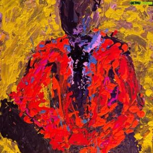 Nicholas Brendon Instagram - "Rodger That" Acrylic Painting

#OriginalArtwork #OriginalPainting #Portrait #Artist #ArtistOnFacebook #ArtistsOnInstagram #AcrylicPainting #ArtGallery #ArtCollector