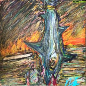 Nicholas Brendon Instagram - Some of my earlier pieces...

#OriginalArt #Horse #Fishing #FirePainting #Ocean #HorsePainting #AcrylicPainting #CrayonArt