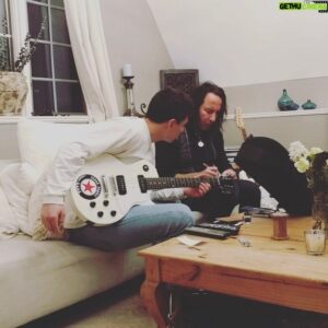 Nicholas Cirillo Instagram - Uncle Steve gonna make a rock star out of me