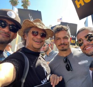 Nicholas Gonzalez Instagram - estos cabrones ❤️‍🔥
#sagaftrastrong #latinasstandup 
#wgastrike
