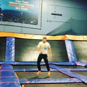 Nicholas James Instagram - Thought I was gonna get scouted today. Guess scouts are on Christmas vacay early. #skyzone #dadsofinstagram @themitchellfink