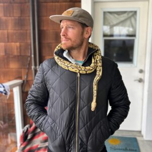 Nicholas James Instagram - March gloom spring fashion. Try swapping out your Burberry scarf for a boa. #fashionby @thearashamel