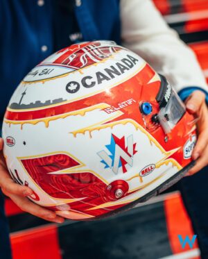 Nicholas Latifi Instagram - A design fit for a home GP 💙🇨🇦
 
Introducing @NicholasLatifi's #CanadianGP helmet! 🙌
 
#WeAreWilliams #F1 #Formula1