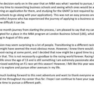 Nicholas Latifi Instagram - Life Update!

I wanted to let everyone know what I’ve been up to and what my plans are for the future.