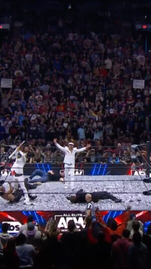Nicholas Massie Instagram - Executive Vice Presidents Nicholas & Matthew Jackson brutally attacked newly crowned AEW World Tag Team Champions @stinger & @darbyallin at the end of #AEWDynamite!