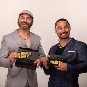 Nicholas Massie Instagram - Get your hands on the newest accessory to show you not only love AEW... but also have a little style 😏

Not everyone can be ELITE, so be sure to use and FOLLOW #PowerMovesStartWithTheHeel AND @AEWOnTV for your shot at getting your hands – and shoes – on an @aew sneaker belt from us... because power moves deserve to be rewarded
