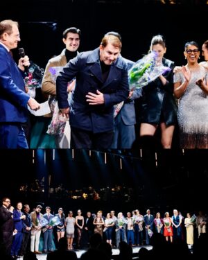 Nicholas Sparks Instagram - In honor of #WorldTheatreDay, I wanted to take a look back at an amazing debut! I was thrilled to attend the official Broadway opening of @NotebookMusical recently. Seeing this wonderful interpretation of my story made me smile, and laugh… and maybe even shed a tear. 😉

Congrats to the incredible cast and crew involved in bringing #TheNotebook to life on stage! 👏 

http://notebookmusical.com