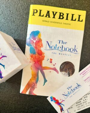 Nicholas Sparks Instagram - In honor of #WorldTheatreDay, I wanted to take a look back at an amazing debut! I was thrilled to attend the official Broadway opening of @NotebookMusical recently. Seeing this wonderful interpretation of my story made me smile, and laugh… and maybe even shed a tear. 😉

Congrats to the incredible cast and crew involved in bringing #TheNotebook to life on stage! 👏 

http://notebookmusical.com