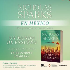 Nicholas Sparks Instagram - Mexico City, I’m coming your way! I can’t wait to talk all things #Dreamland and more with you at 7:00 tomorrow. My Latin American tour has been amazing so far!

Who will be there tomorrow evening?!
