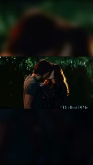 Nicholas Sparks Instagram - Happy #NationalKissingDay from #TheBestofMe’s young Dawson and Amanda! 

What is YOUR favorite film first kiss?