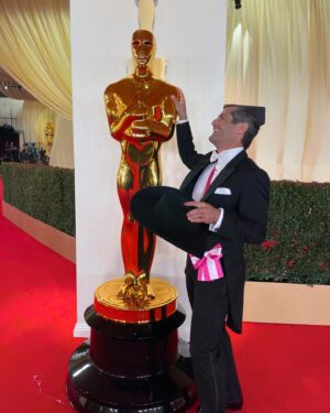 Nick Baga Instagram - What an honor to share the stage with these men.

I've been lucky enough to be part of some amazing performances throughout my career but never the Oscars. And never have I shared a stage with this many other remarkably talented men. 

Feeling grateful and humbled. 

Thank you to @nopenother @jillymeyers & @robertroldan_ for including me in this historical Oscars moment. I have so much love and respect for each of you.

Lastly, Ryan Gosling is a class act and I'm proud to be a Ken beside him. 

#BagaLove #Oscars #ken #barbie #iamken