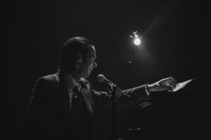 Nick Cave Instagram - Nick Cave, Live in North America with Colin Greenwood, New York City

📸 by @sachalecca 

#nickcavelive