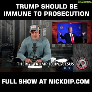 Nick Di Paolo Instagram - Trump SHOULD be Immune to Prosecution:
.
.
Watch The Nick Di Paolo show FREE and uncensored every Monday through Thursday at https://rumble.com/TheNickDiPaoloShow
.
.
See Nick LIVE! Tour dates at https://nickdip.com/tour 
.
.
.
#StandUpComedy #FreeSpeech
#Unfiltered #Uncensored #Truth
