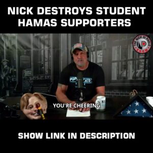 Nick Di Paolo Instagram - Nick Destroys Student Hamas Supporters:
.
.
Watch The Nick Di Paolo show FREE and uncensored every Monday through Thursday at https://rumble.com/TheNickDiPaoloShow
.
.
See Nick LIVE! Tour dates at https://nickdip.com/tour 
.
.
.
#StandUpComedy #FreeSpeech
#Unfiltered #Uncensored #Truth
