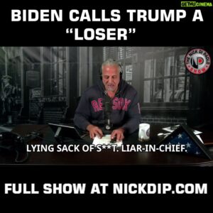 Nick Di Paolo Instagram - Biden Calls Trump a "Loser"
.
.
Watch The Nick Di Paolo show FREE and uncensored every Monday through Thursday at https://rumble.com/TheNickDiPaoloShow
.
.
See Nick LIVE! Tour dates at https://nickdip.com/tour 
.

.
.
#StandUpComedy #FreeSpeech
#Unfiltered #Uncensored #Truth