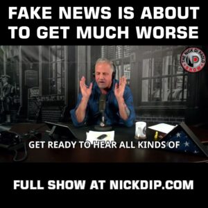 Nick Di Paolo Instagram - Fake news gets WAY worse as elections get closer: 
.
.
Watch The Nick Di Paolo show FREE and uncensored every Monday through Thursday at https://rumble.com/TheNickDiPaoloShow
.
.
See Nick LIVE! Tour dates at https://nickdip.com/tour 
.
.
.
#StandUpComedy #FreeSpeech
#Unfiltered #Uncensored #Truth