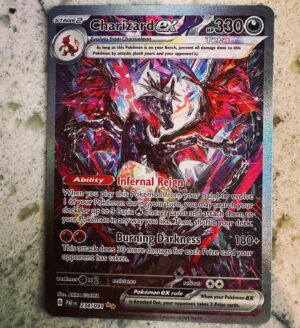 Nick Frost Instagram - Bought a new Paldean Fates ETB and this was in the last pack!!! 😍😍😍 
#charizard