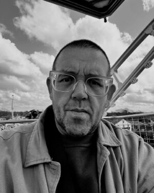 Nick Frost Instagram - 60ft up on a carnival ride in Hampton. Proof if proof were needed that age is definitely just a number. (That said a knee fell off on the dodgems!)