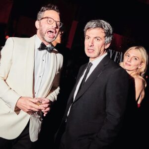 Nick Kroll Instagram - 1. the line for the bathroom at Vanity Fair party 2. me explaining The Curse
