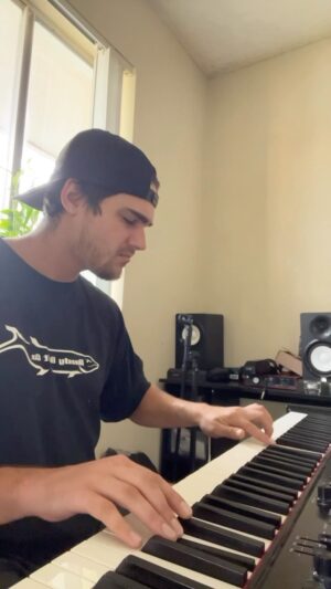 Nick Merico Instagram - Riders on the storm ⛈️(piano cover )