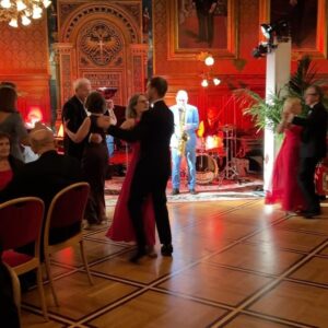 Nick Merico Instagram - The Concordia Ball is an event dedicated to journalism and free speech. Such a great venue with a beautiful cause. We wanted to dress up and feel fancy for one night in Vienna, so this was the place to do it. Our feet hurt from dancing so much but it was truly worth it.