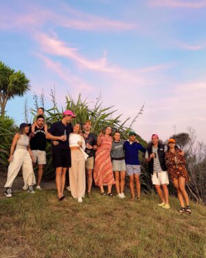 Nick Slater Instagram - Kia Ora / Namaste. Flying high on love after Jaz and Sabs Waiheke Wedding. I’m beyond happy for you both ❤️