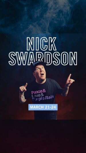 Nick Swardson Instagram - Surprise! 

We’re doing one more giveaway for ticket to see @realnickswardson this weekend! 

Comment below and tag a friend for your chance to win, and keep an eye on your DMs👀