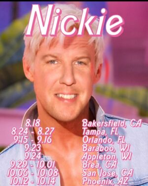 Nick Swardson Instagram - Tour dates! More being added. 
nickswardson.net
Swardsonshirts.com
@wacojohnny graphic
