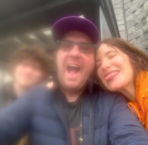 Nick Swardson Instagram - Best day ever!!! Randomly ran into one of my all time favs. Kathryn Hahn. Nobody funnier. Step Brothers genius ❤️ MOHEGAN SUN THIS FRIDAY!!! Let’s go tmz 😂