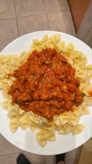Nick Wolfhard Instagram - We Made Italian Sausage Zucchini Pasta!