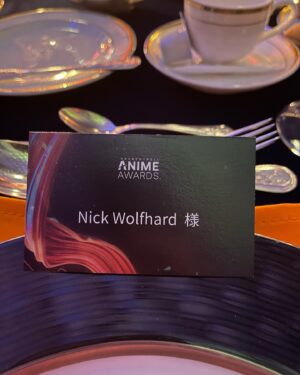 Nick Wolfhard Instagram - Thank you @crunchyroll for having me, had a fantastic time at the awards show!