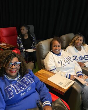 Nicki Micheaux Instagram - Happy Founders day! #finerwomanhood 💙💙💙💙 #sisterhood
