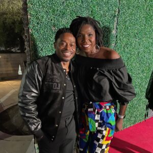 Nicki Micheaux Instagram - Ran into @kareemgrimes on the red carpet for @beingbebemovie! It's always good seeing a familiar face and an amazing movie! ❤️⁠ go #AllAmerican season 6!!
⁠
#NickiMicheaux #PAFF #KareemGrimes #RedCarpet #BeingBebe #MoviePremiere #FilmFestival #AllAmerican