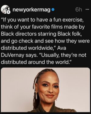 Nicki Micheaux Instagram - @ava always dishing out facts! 👍🏾💯
#supportblackfilm 

Click link in bio to learn more! 👆🏾👆🏾