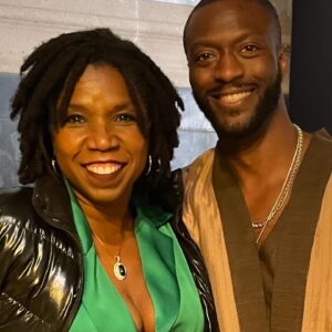 Nicki Micheaux Instagram - 🤩🎉💕 The MACRO Oscar Party. @staymacro 

Pictured with my talented friends! @aldis_hodge @lawrencehrobinson @patinamiller