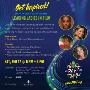 Nicki Micheaux Instagram - T O N I G H T 6pm @paffnow 

#leadingladies #summerofviolencefilm #bosslady #femaleempowerment