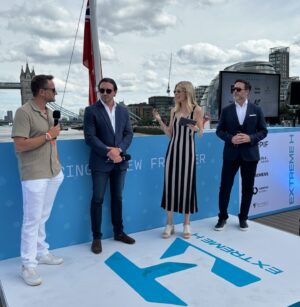 Nicki Shields Instagram - What an incredible day hosting the Extreme H launch! Thank for having me @extremeelive 🙌🏼💙

The future of motorsport is here and we continue to be part of this revolutionary journey towards sustainable racing 🌍

Awesome to see so many familiar faces including special guests  @catiemunnings @heddahosaas @jimmiejohnson @carlossainzoficial @timoscheider  @jwallclarke @jennie.gow @natasha__bird 🙌🏼 

#HydrogenPioneers #extremeh #pioneer25 #racing #london #sainthelena #hmsbelfast #sustainable