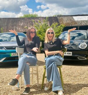 Nicki Shields Instagram - Double trouble👯‍♀️… We promise at least 5% of the day was spent working!.. and in that time @nicola_hume and I filmed a lovely little review of these two relatively new kids on the block .. coming in from China… the BYD Dolphin and the Ora 03. Review coming soon on @electrifyingcom. Thanks to @projectgreenproductions for putting up with us 🙌🏼

#byddolphin #Ora03 #chinese #electric #carreview @byd.uk @gwm_ora_uk