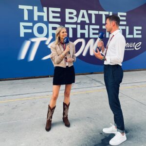 Nicki Shields Instagram - Friday complete ☑️ which means only one thing … Race day tomorrow! Let’s go Shanghai 🙌🏼 🏎️🏎️

@fiaformulae @tntsports 

Once again 📸 @andybruce01 👏🏼 

#formulae #shanghaiinternationalcircuit #f1 #wec #motorsport #tntsports #thebund #shanghai