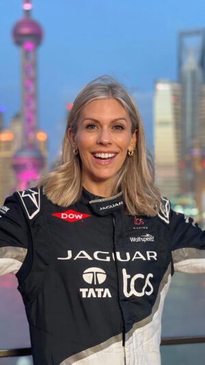 Nicki Shields Instagram - Work hard to find a job you love… and then you will never have to work…. 🥰🙌🏼 

It’s been an awesome first day in Shanghai, filmed lots, presented the Free Practice 1 live show and now it’s time for a snooze before the quali and race show tomorrow. 🙌🏼

📸 @andybruce01 🙏🏼

#formulae #presenter #womeninmotorsport #shanghai #thebund #racing #driver #jaguartcsracing #motorsport @wearewhispertv @fiaformulae @jaguarracing