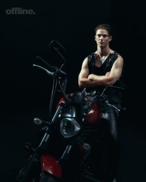 Nico Greetham Instagram - Offline Magazine x I absolutely know how to ride a motorcycle. 

Photos @drakehackney 
Hmu @meekkyle 
Video @itsrobertmarrero 
Styling @manhnguyeenx