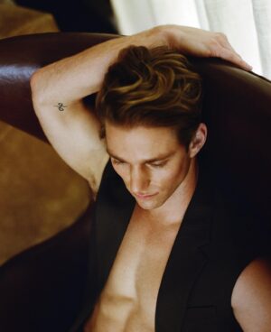 Nico Greetham Instagram - Talked all things ‘Love, Victor’ Ryan Murphy, and sweaty Power Ranger suits with Behind the Blinds Magazine - check it out x 

Thank you to this wondrous  team: 
@behindtheblinds
Photo: @douginglish
Styled: @gorgevillalpando
Editor-In-Chief @badmickey
Grooming: @heyannabee