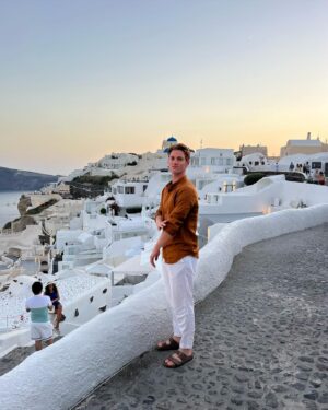Nico Greetham Instagram - Dealing with my ✨free time✨ with European escapism.. 

First stop is Santorini. Thank you @vedema_resort for absolutely  spoiling x x