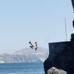 Nico Greetham Instagram - Dealing with my ✨free time✨ with European escapism.. 

First stop is Santorini. Thank you @vedema_resort for absolutely  spoiling x x