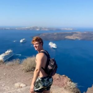 Nico Greetham Instagram - Dealing with my ✨free time✨ with European escapism.. 

First stop is Santorini. Thank you @vedema_resort for absolutely  spoiling x x