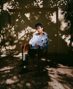 Nico Hiraga Instagram - for @behindtheblinds by @aidancullen1 in @kenzo thank you loves !!