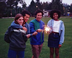 Nico Hiraga Instagram - hello goodbye and everything between is now out on @netflix I love these heads oh so dearly. Fuck around and watch the movie if you want toooooo