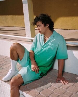 Nico Hiraga Instagram - myself and my Bay Area brother @anguscloud for @sergiotacchini 💛💚

kisses @aidancullen1